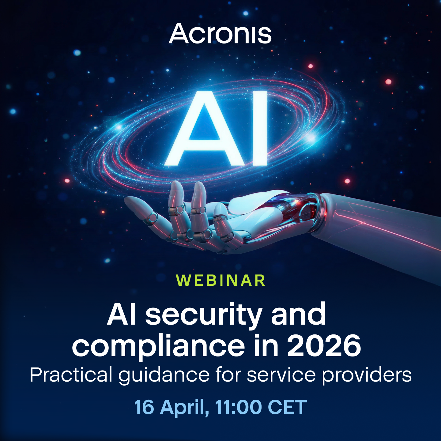 Acronis Facebook ad