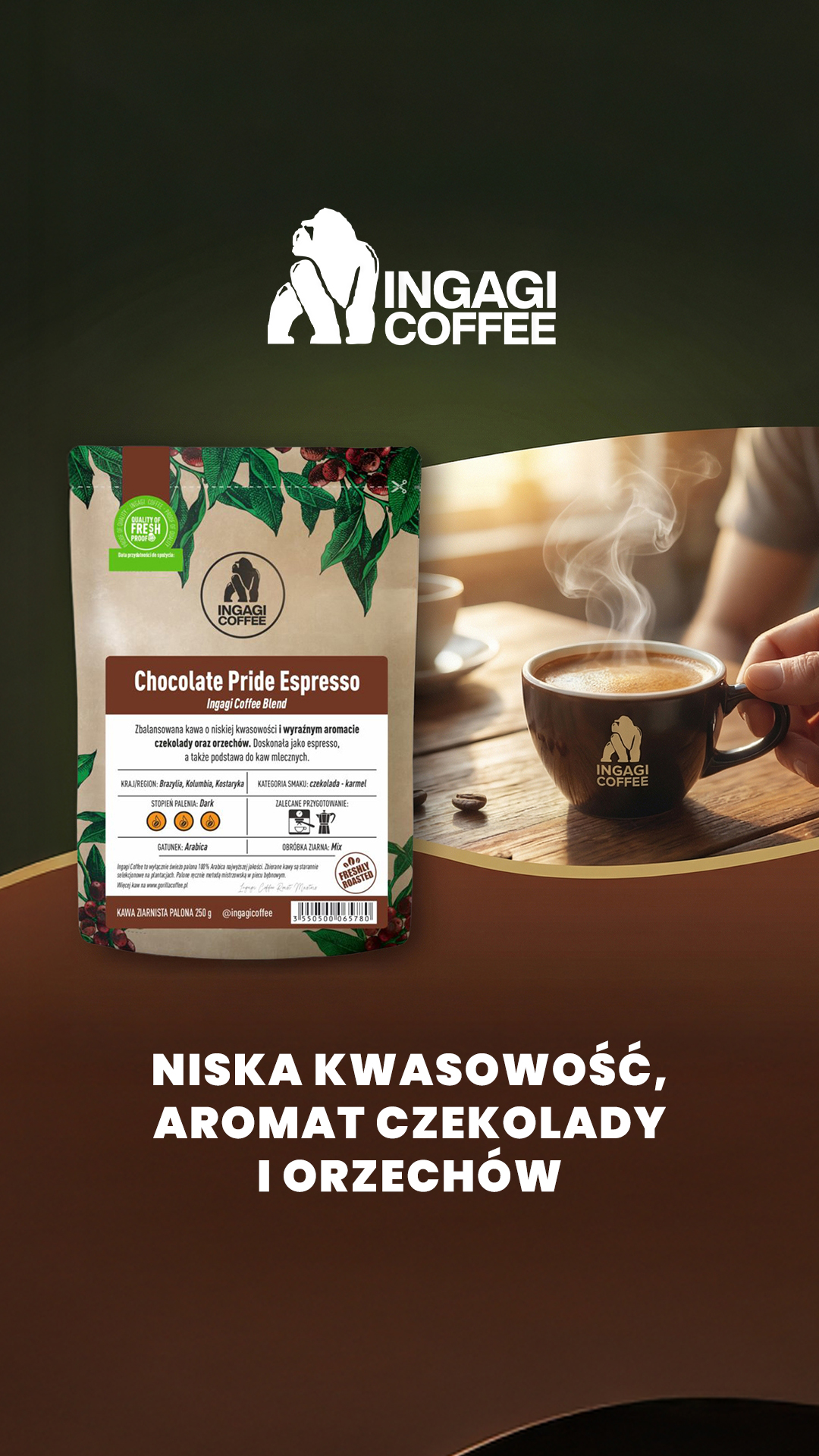GorillaCoffee.pl Facebook ad