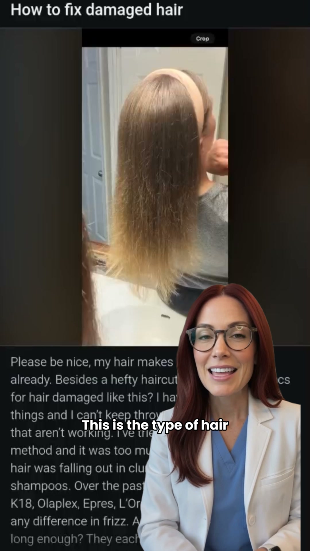 Bloom & Bond Facebook ad: Best advice for thinning hair