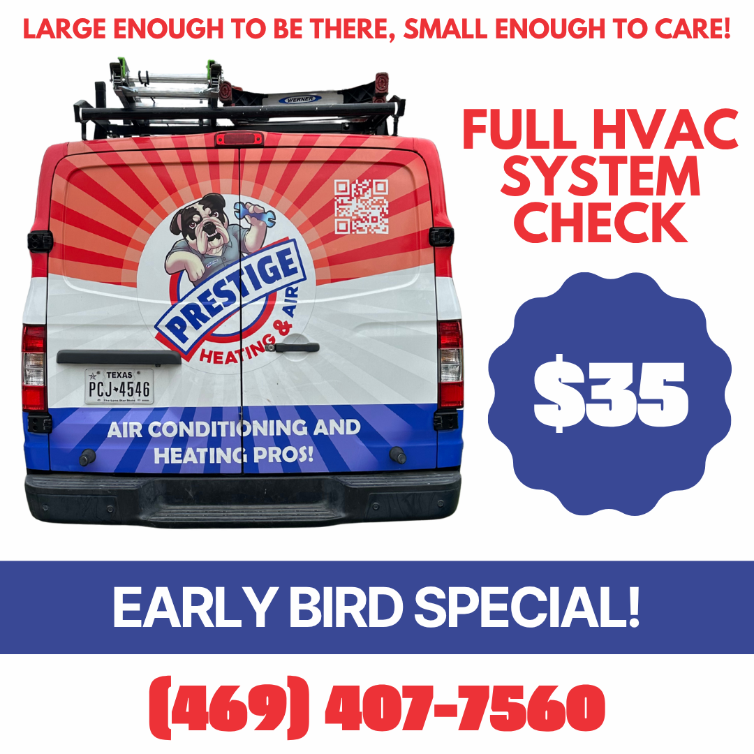 Prestige Heating & Air LLC Facebook ad