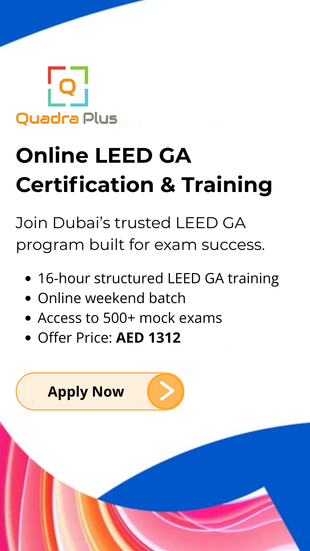 QuadraPlus Professional and Management Training Institute Facebook ad