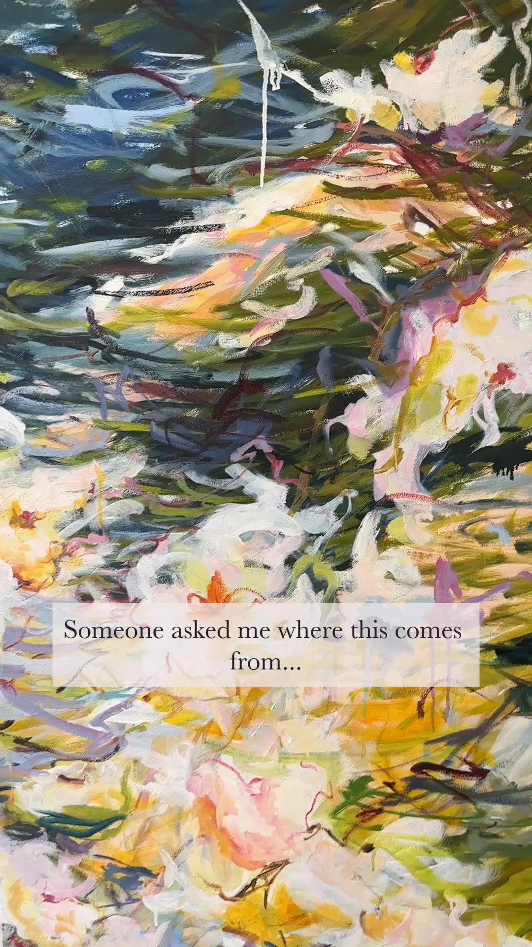 Monica Lee Studios Facebook ad: What goes into my paintings?