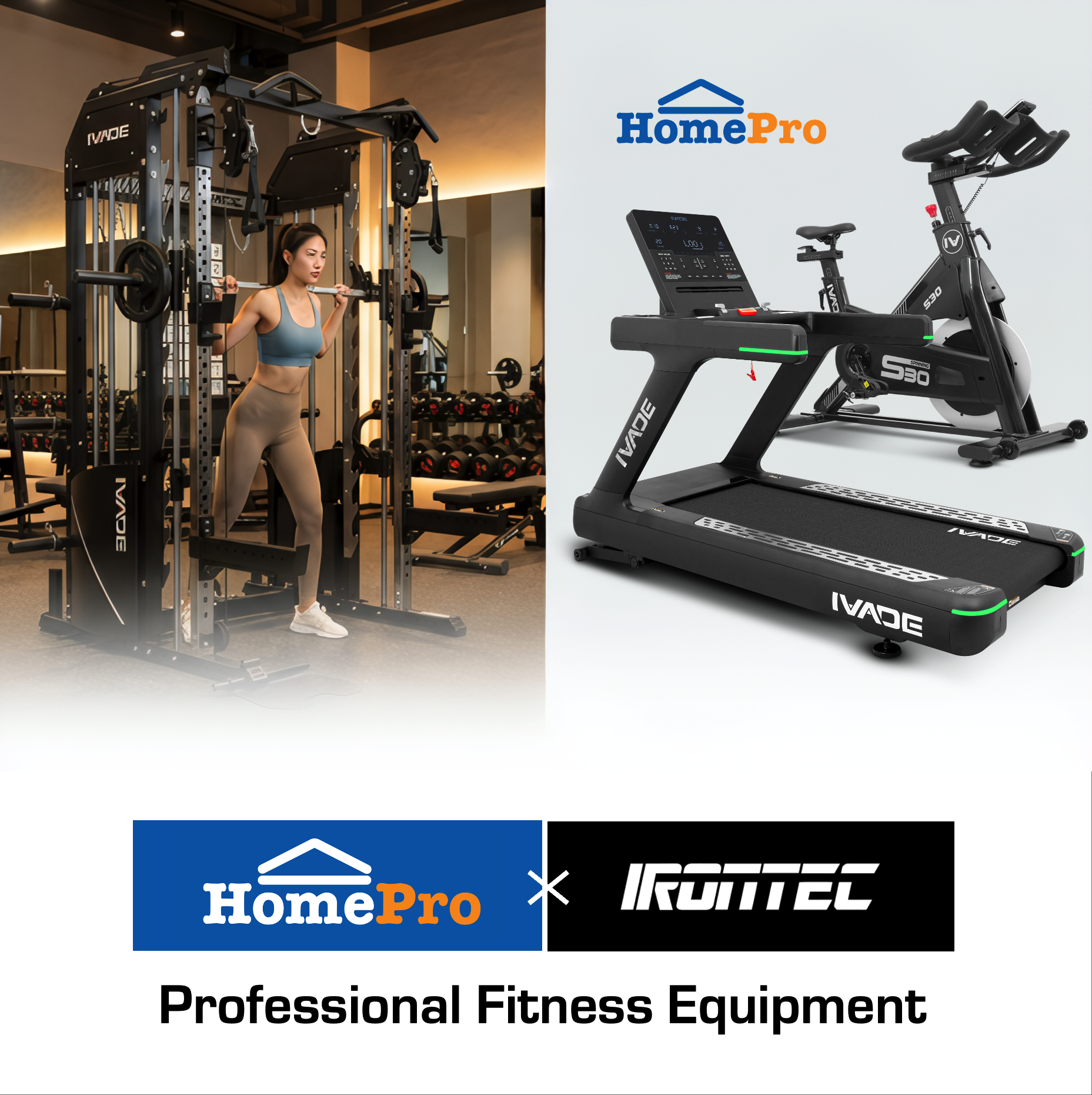 IRONTEC Fitness Facebook ad