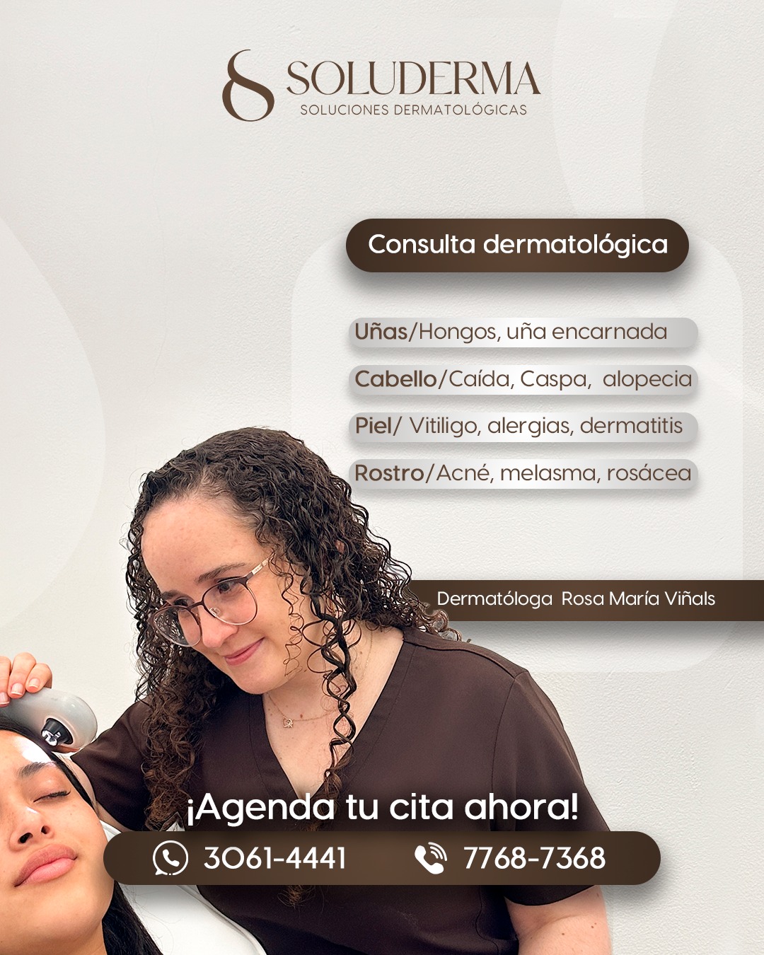 Soluderma Facebook ad: ¿Tienes problemas en la piel y no sabes…