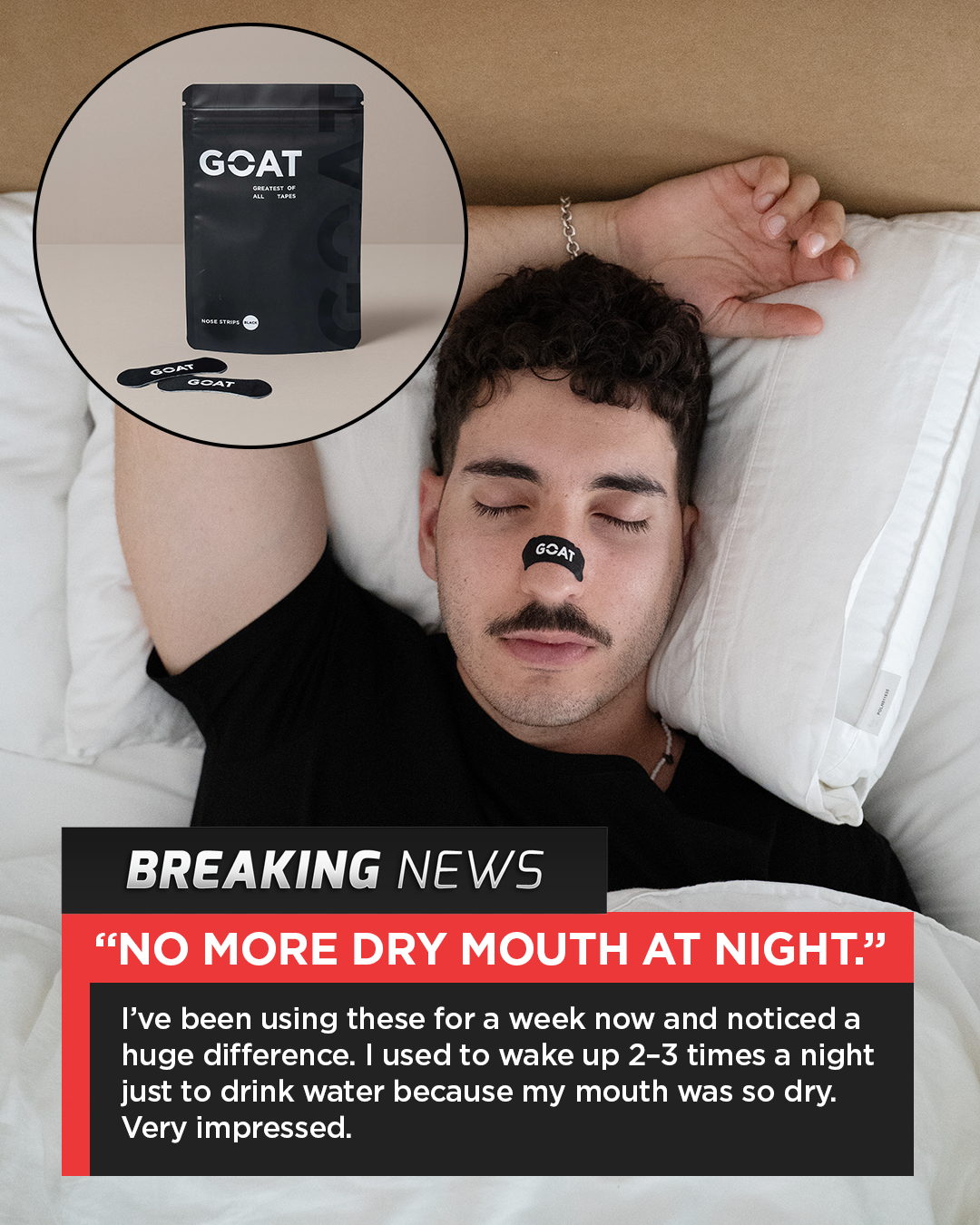 The GOAT  Facebook ad