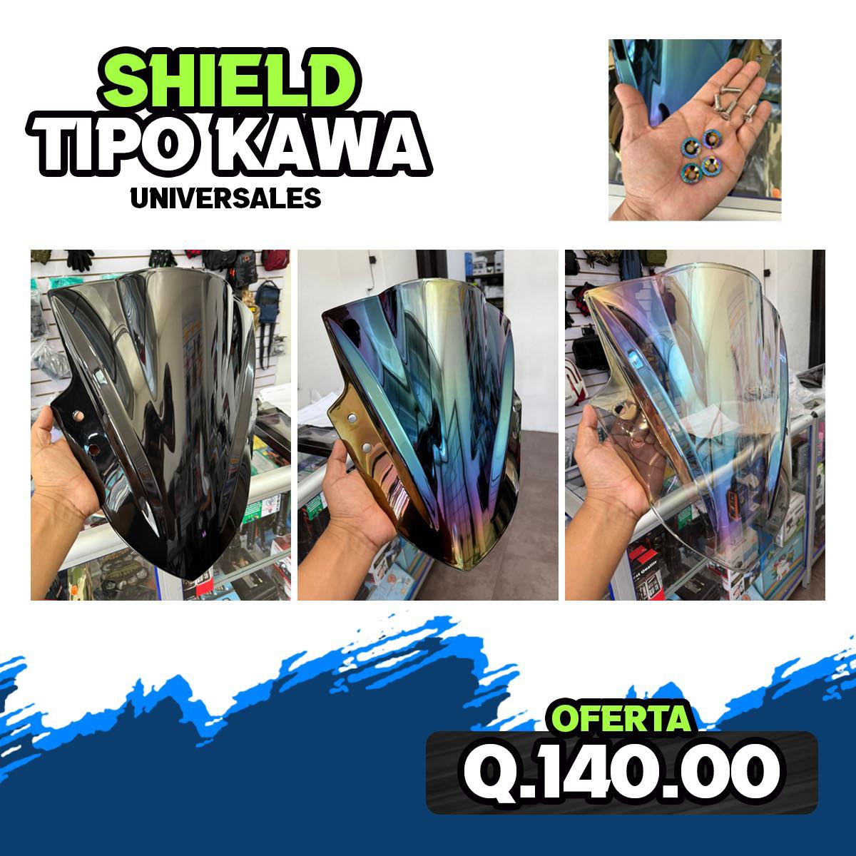 Locos por las ofertas GT Facebook ad: Oferta Shield para motos