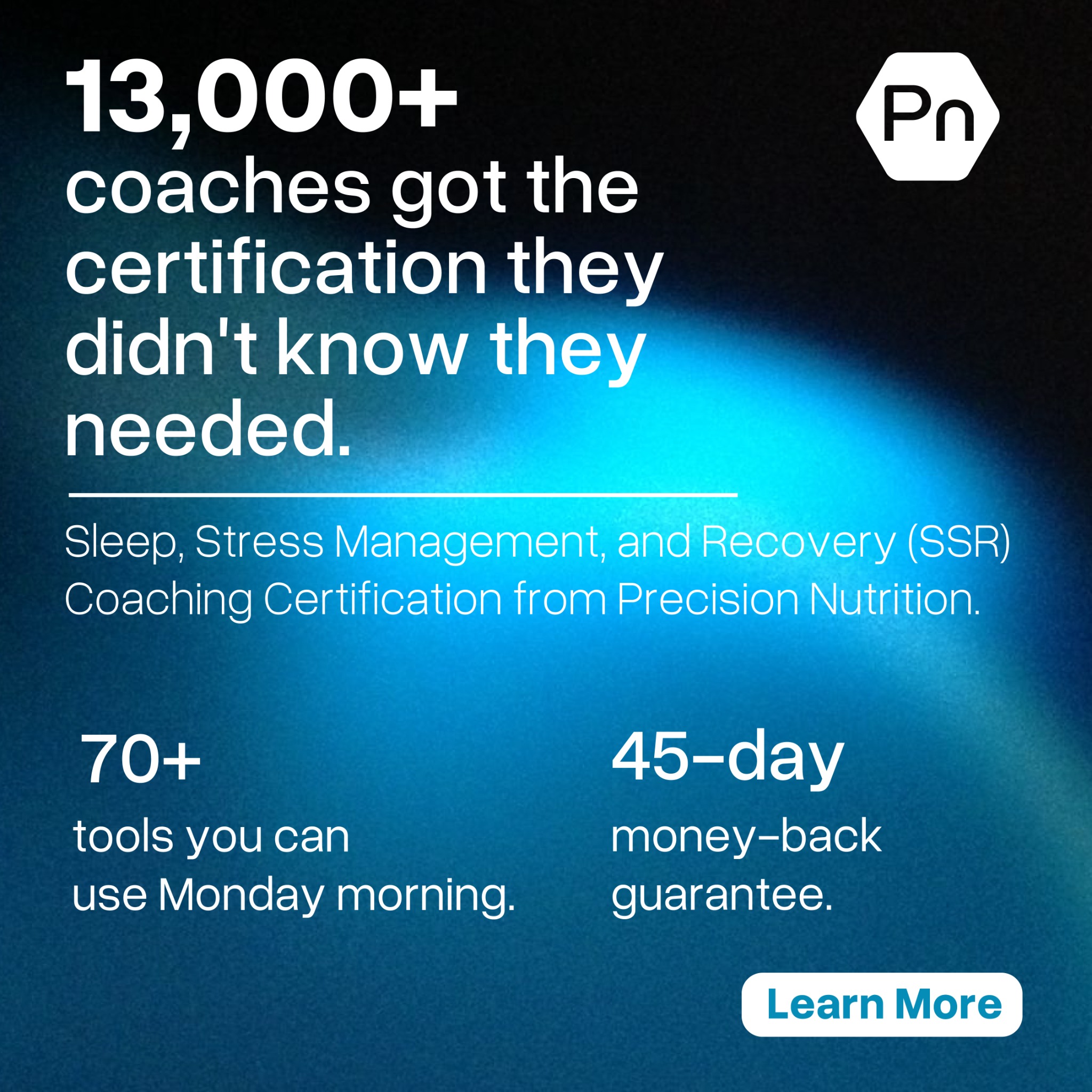 Precision Nutrition Facebook ad