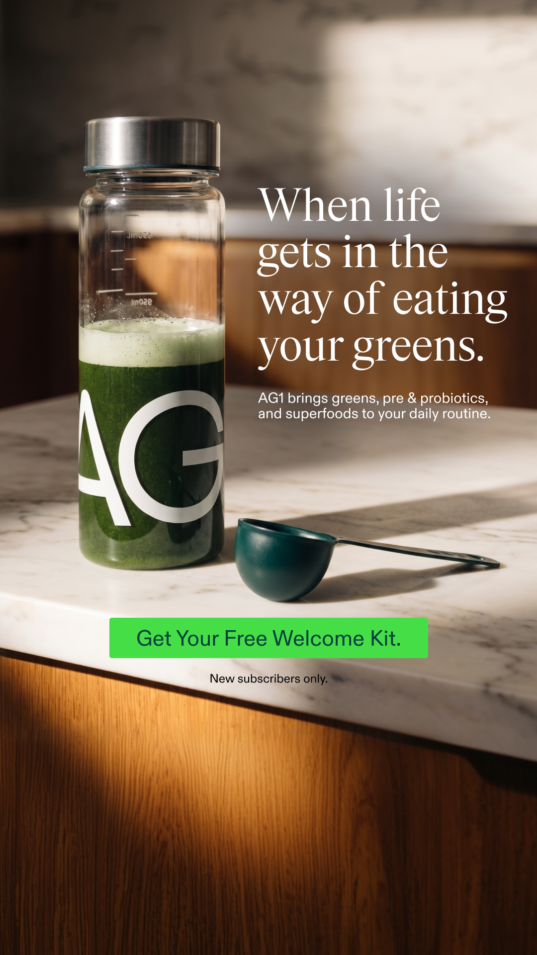 AG1 by Athletic Greens Facebook ad