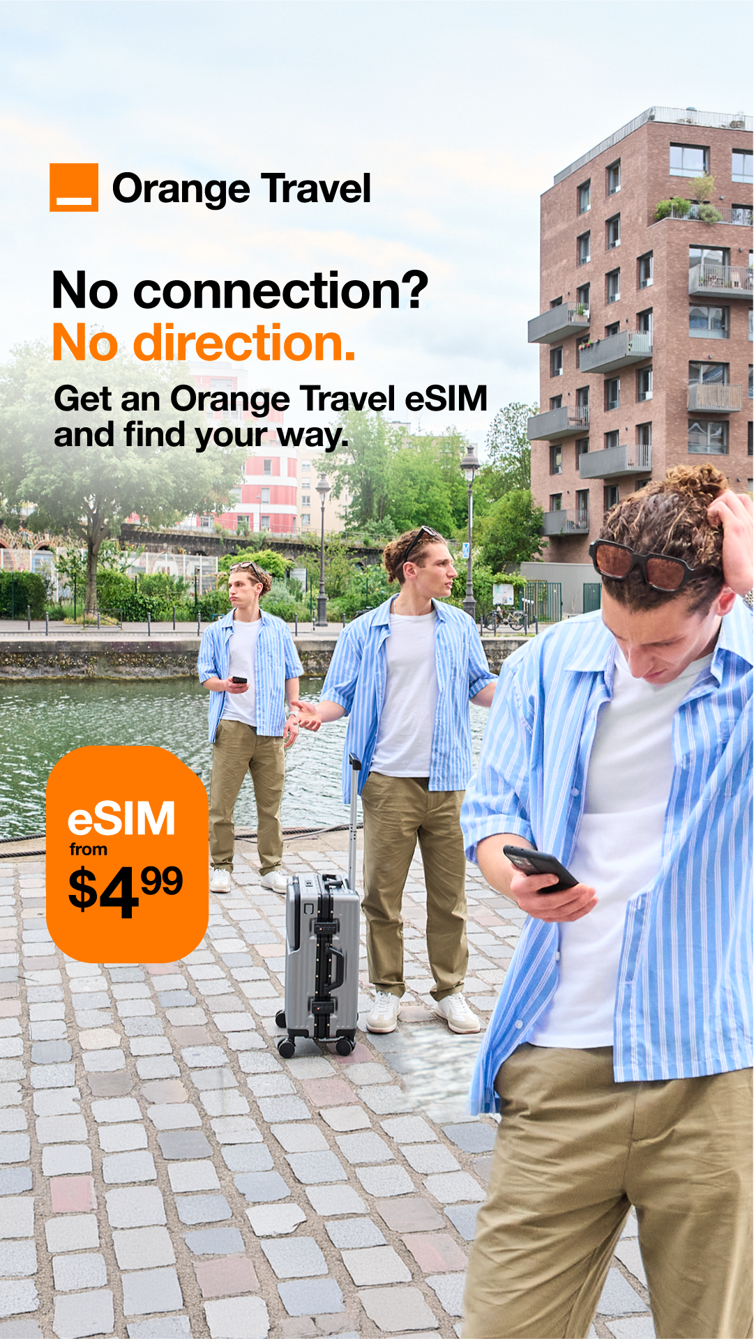 Orange Travel Facebook ad