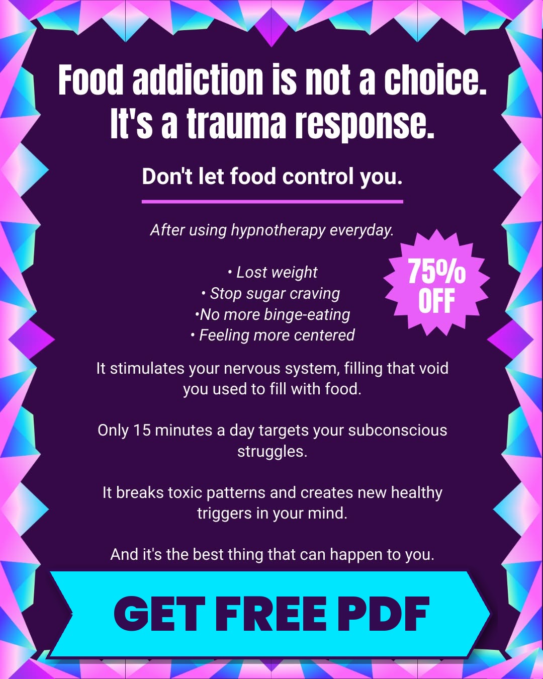 Hypnozio: power of hypnotherapy Facebook ad