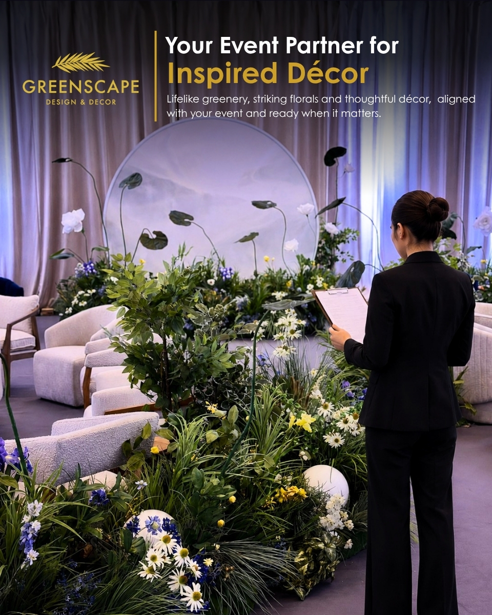 Greenscape Design & Decor Facebook ad: Book an Event Decor Consultation