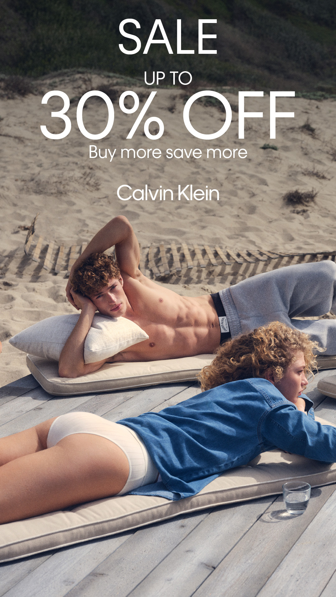 Calvin Klein Facebook ad