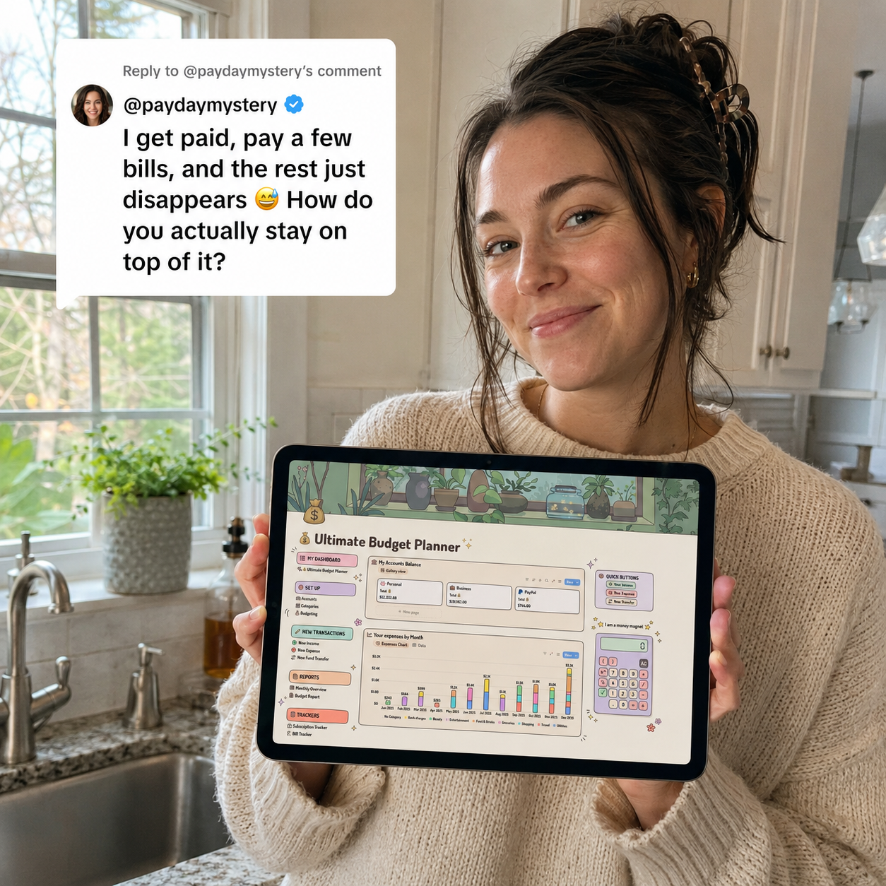 Budget by Steph Facebook ad