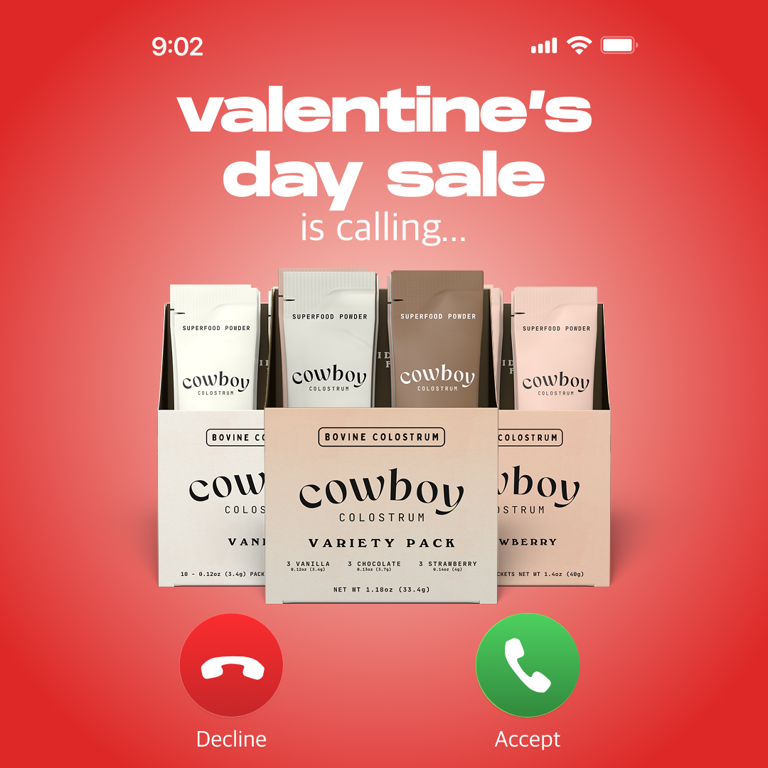 Cowboy Colostrum Facebook ad
