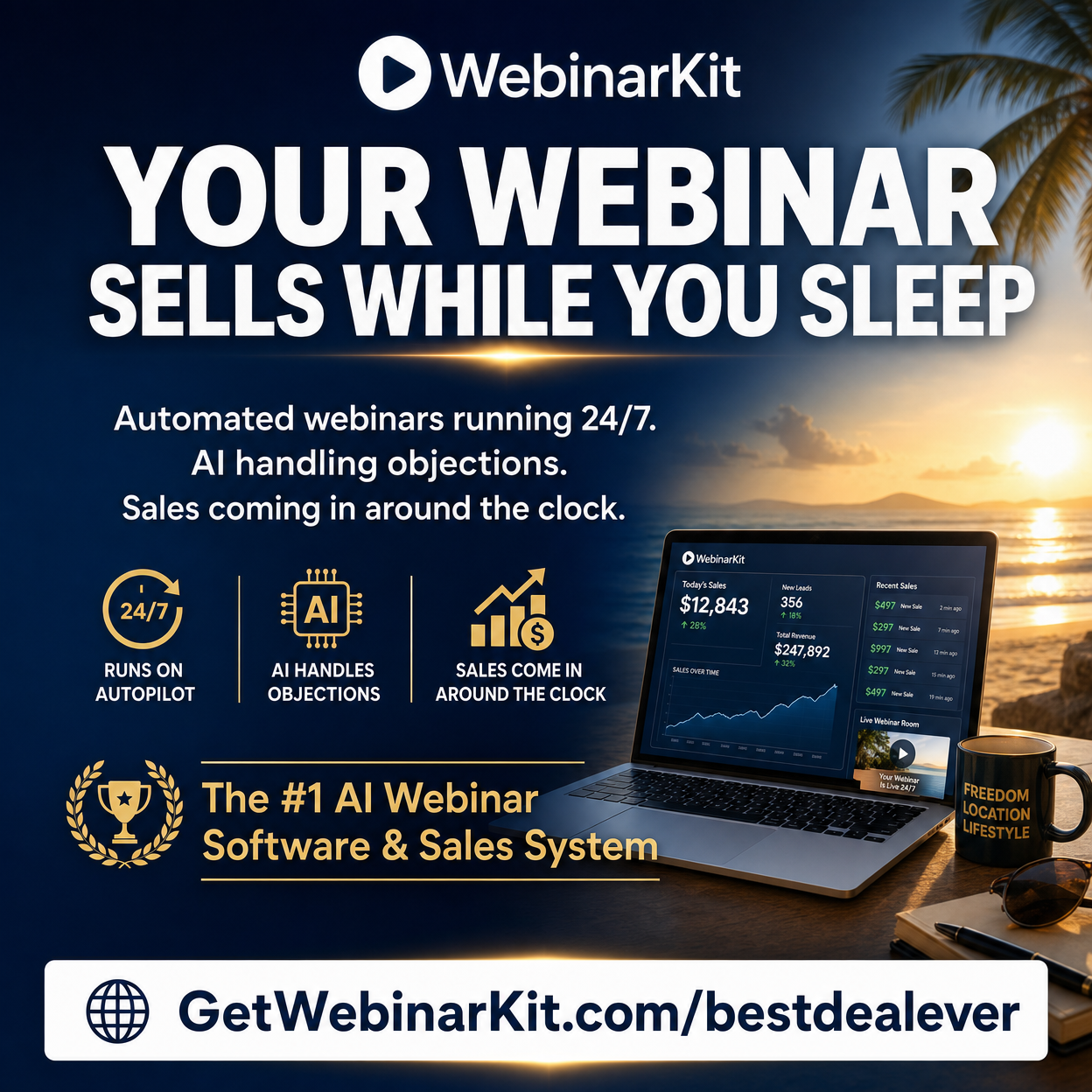 WebinarKit Facebook ad