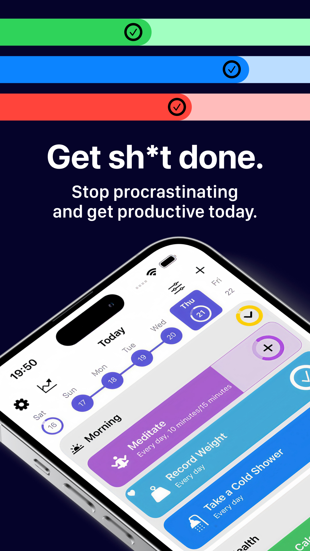 Grit - Daily Habit Tracker Facebook ad: Grit: Daily Habit Tracker