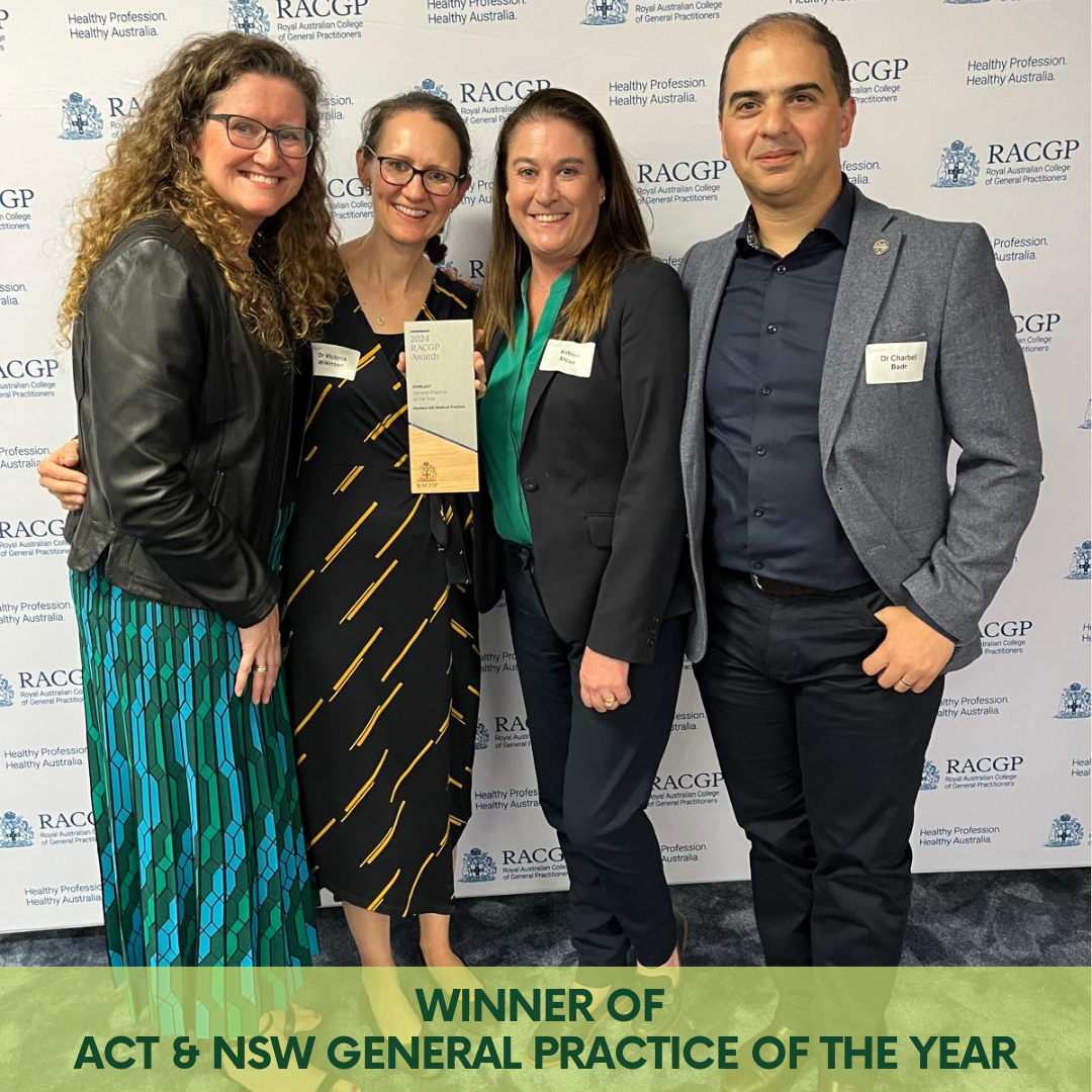Hunters Hill Medical Practice Facebook ad: We've been awarded RACGP NSW/ACT General Practice of…