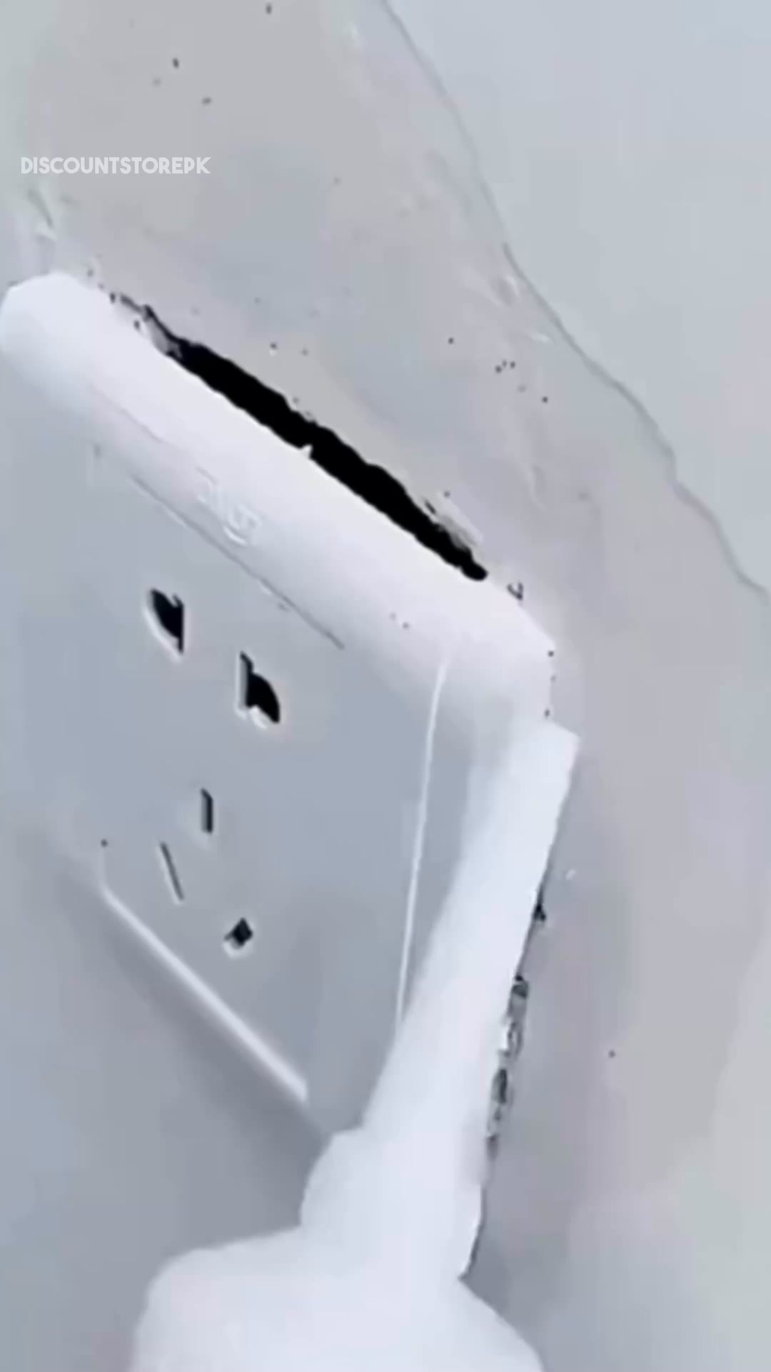 DiscountStore Facebook ad: Fill those annoying gaps and cracks around your…