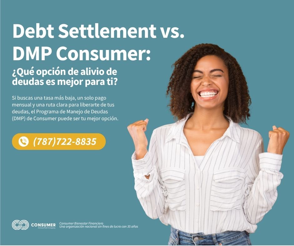 Consumer Credit Counseling Services of PR, Inc. Facebook ad: ¿Debt Settlement o Programa de Manejo de Deudas?