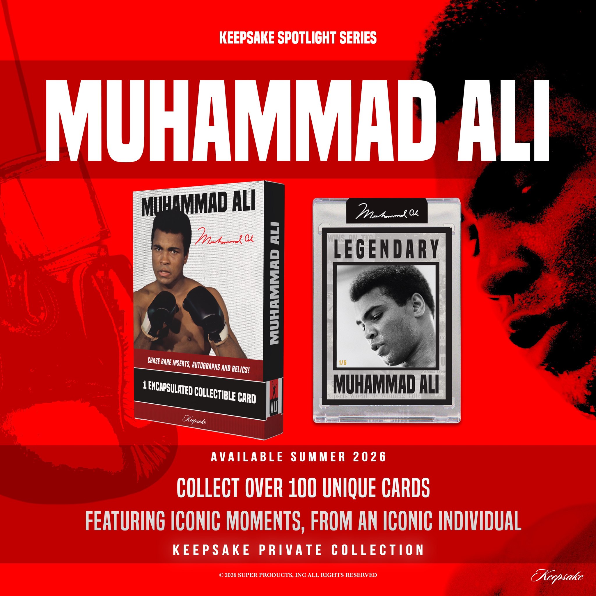 Keepsake Trading Cards Facebook ad