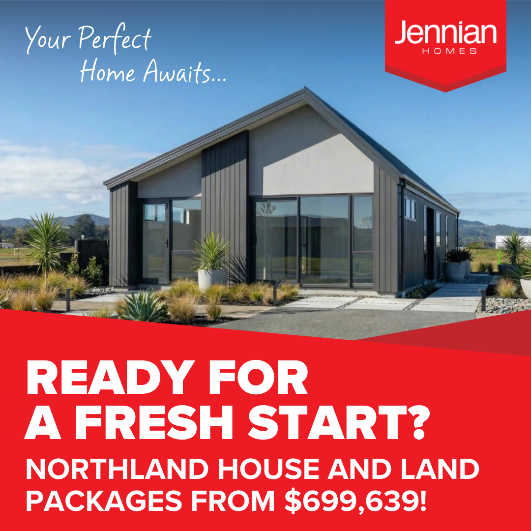 Jennian Homes Northland Facebook ad: We have an exceptional range of House and…