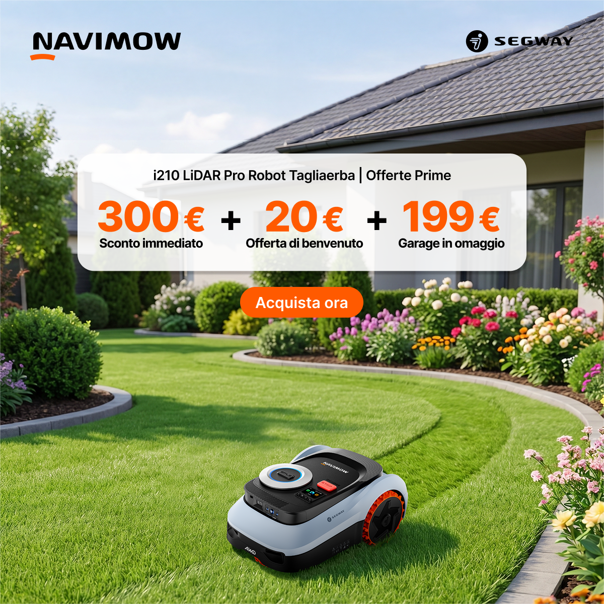 Segway Navimow Facebook ad: 16-28 Giugno | Offerte Prime