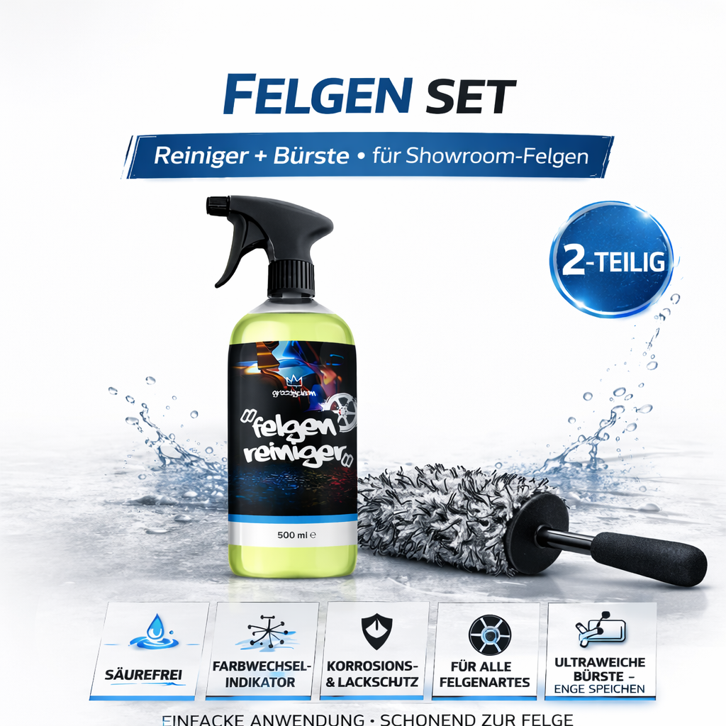 GrizzlyClean Facebook ad: GrizzlyClean = Premium Autopflege für echte Enthusiasten.