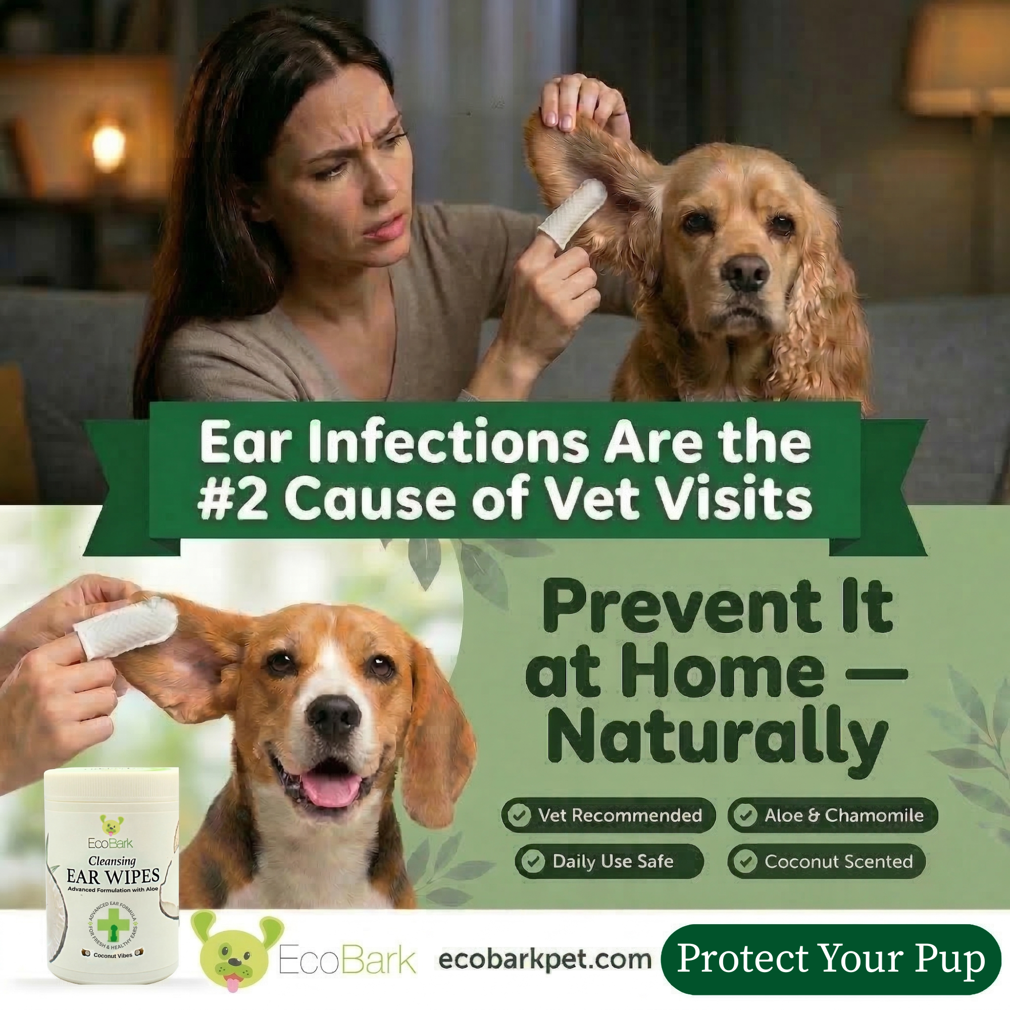 EcoBark Pet Supplies Facebook ad
