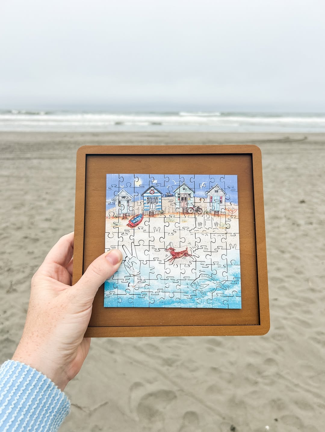 Jigsaw Jessa Facebook ad: This is your sign to take your @victorypuzzles…