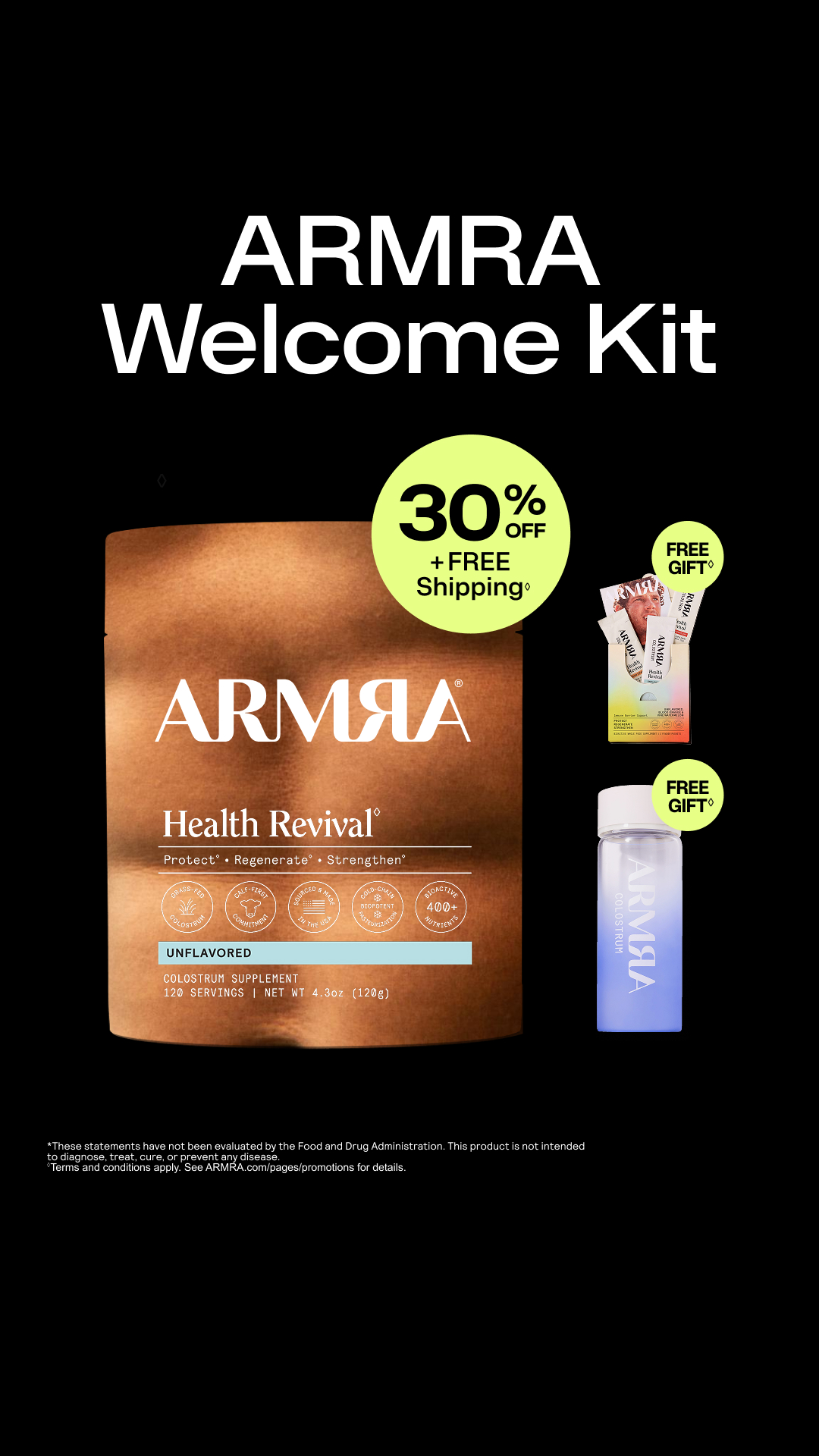 ARMRA Facebook ad
