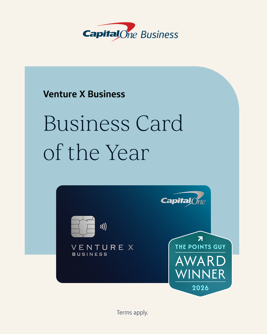 Capital One Business Facebook ad
