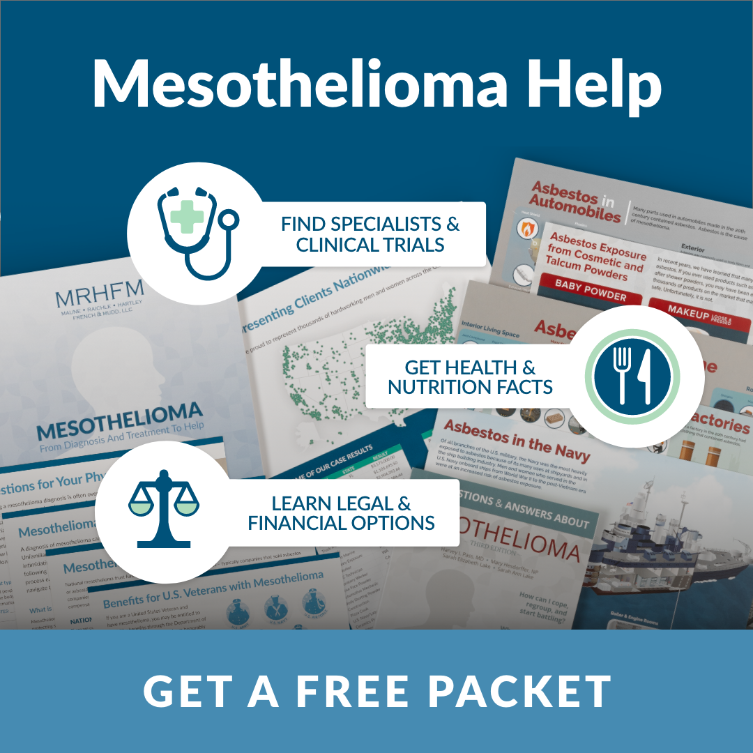 Mesothelioma Book Facebook ad