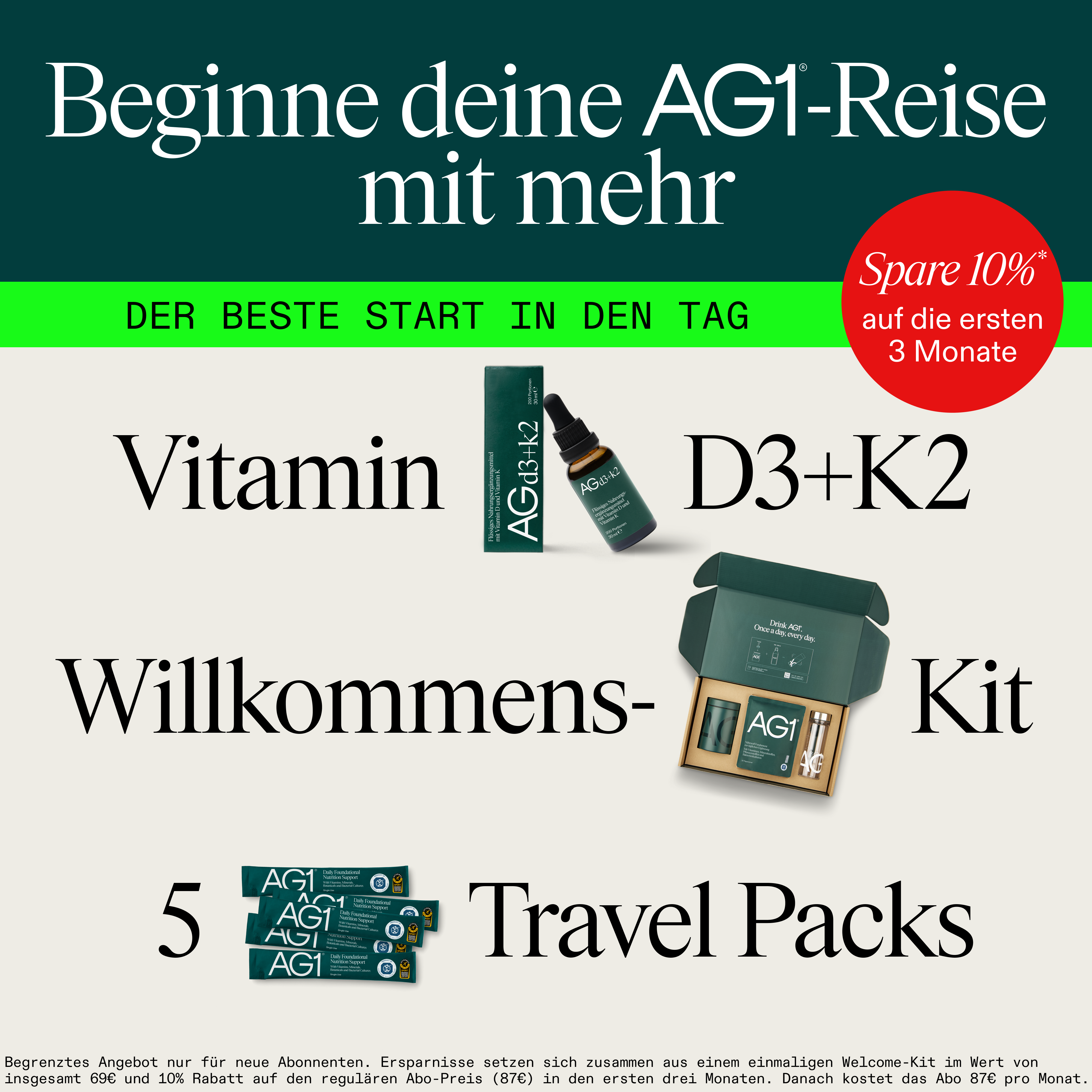 AG1 Deutschland Facebook ad