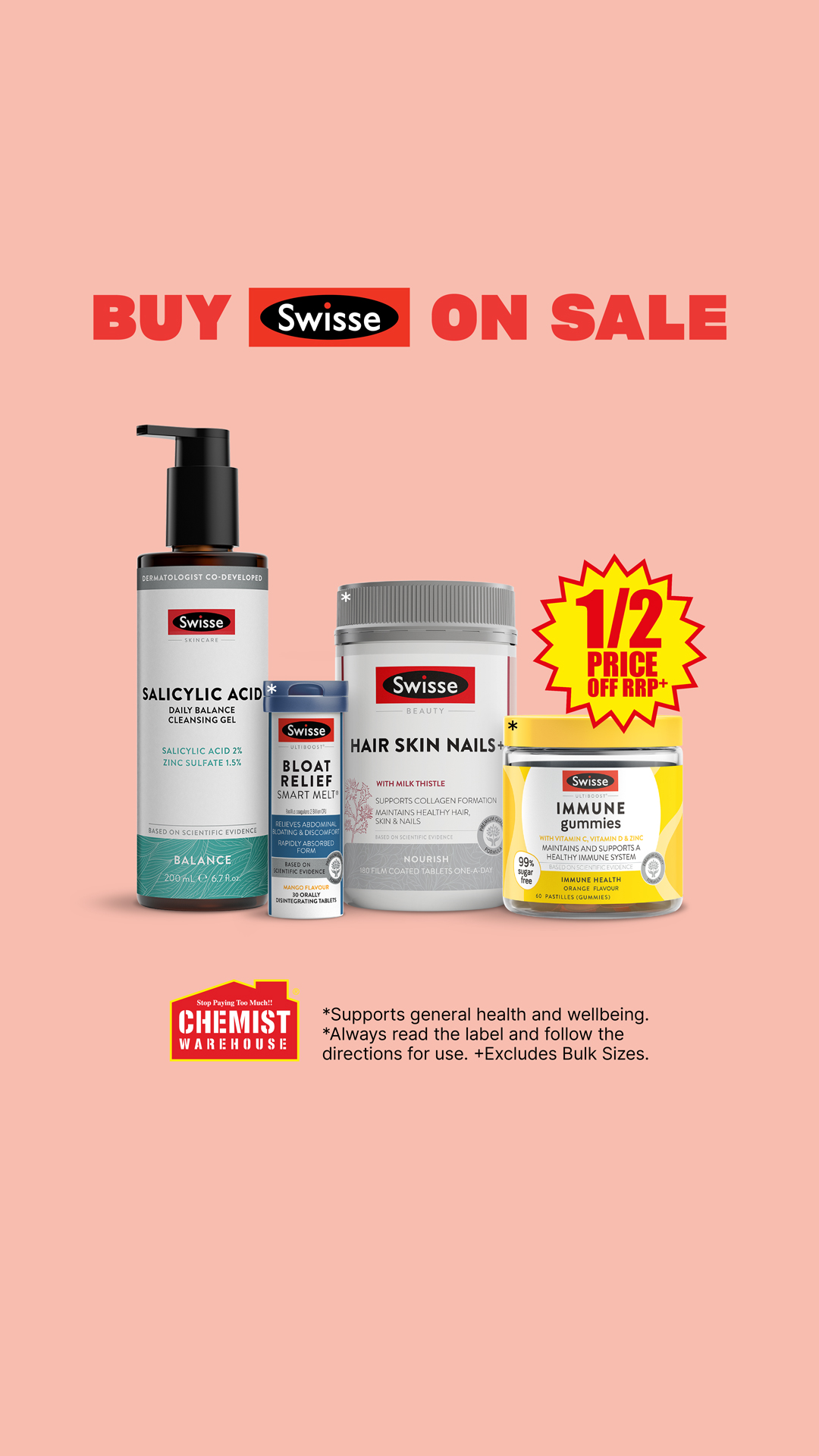 Chemist Warehouse Facebook ad