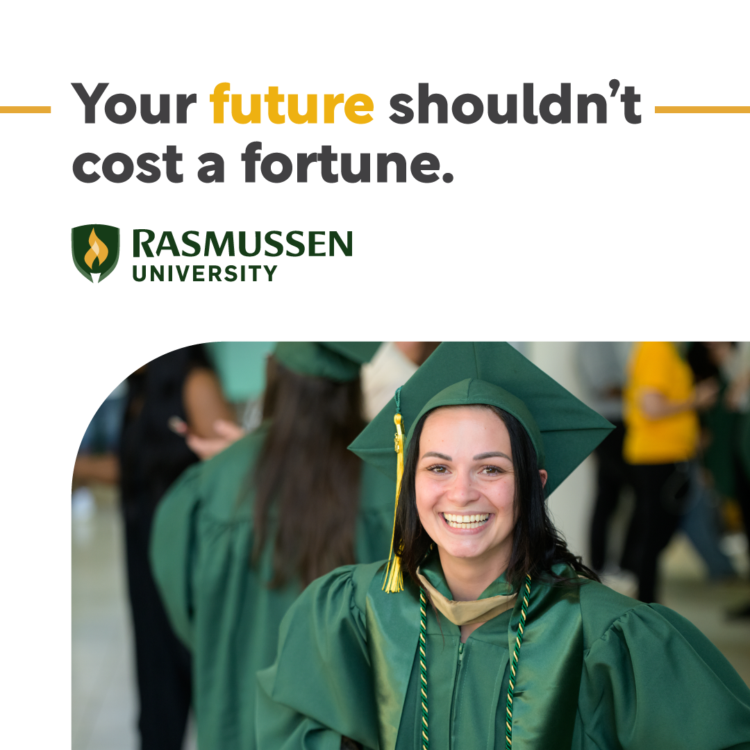 Rasmussen University Facebook ad