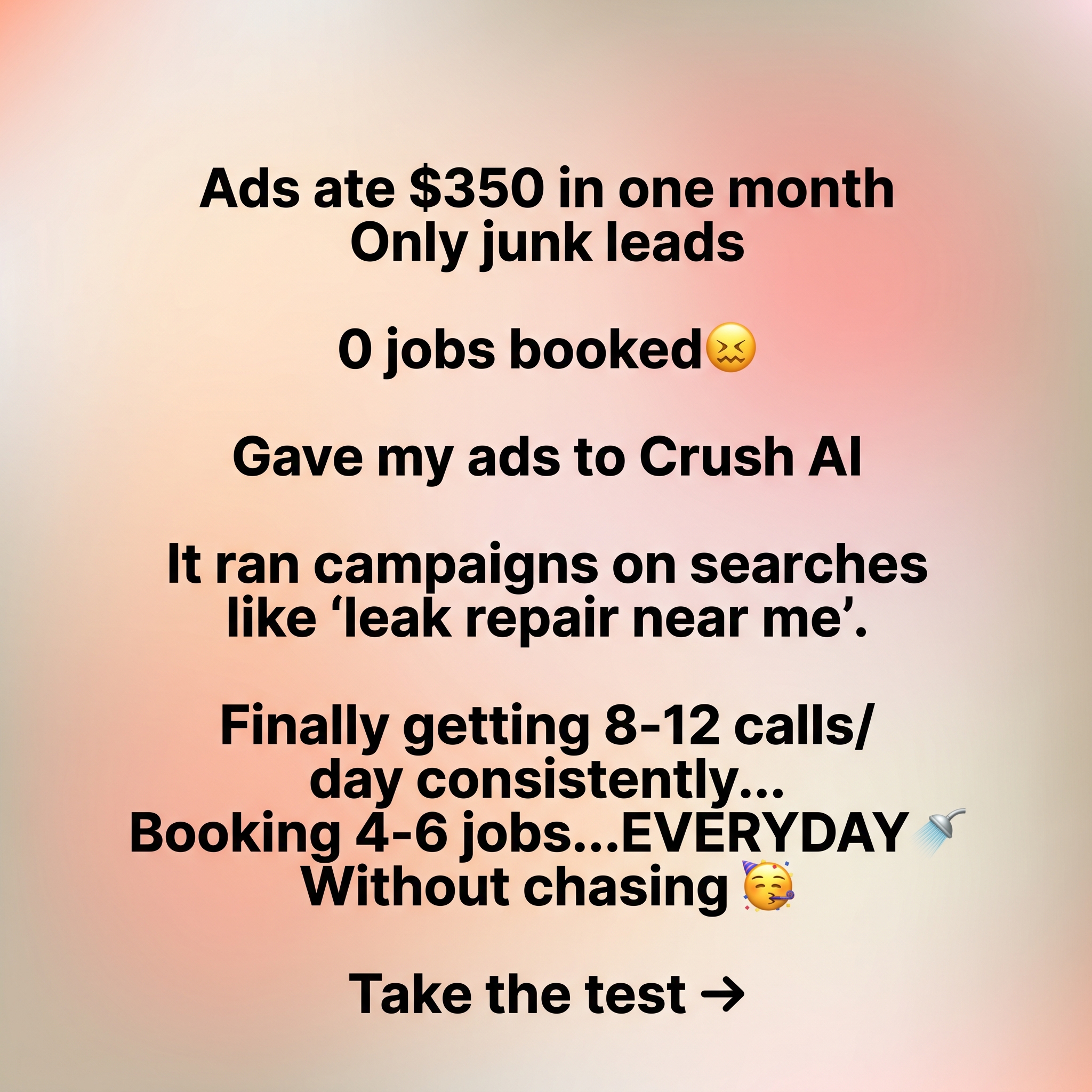 trycrush.ai Facebook ad
