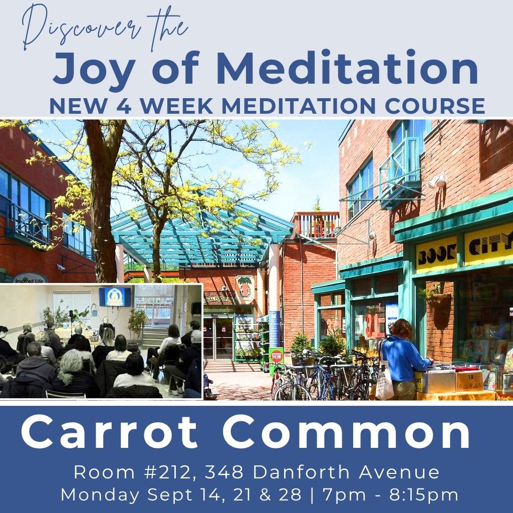 Kadampa Meditation Centre Canada Facebook ad: Discover The Joy of Meditation