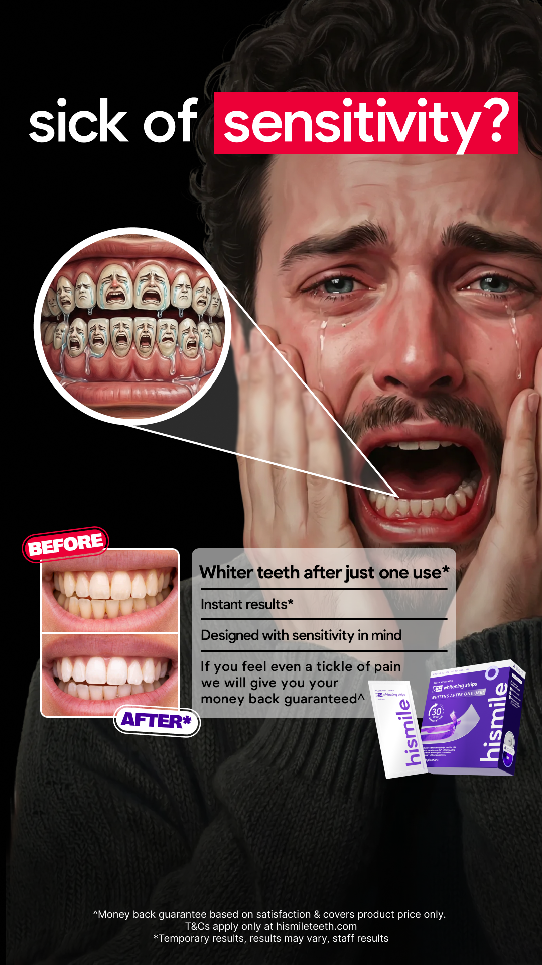 Hismile Facebook ad