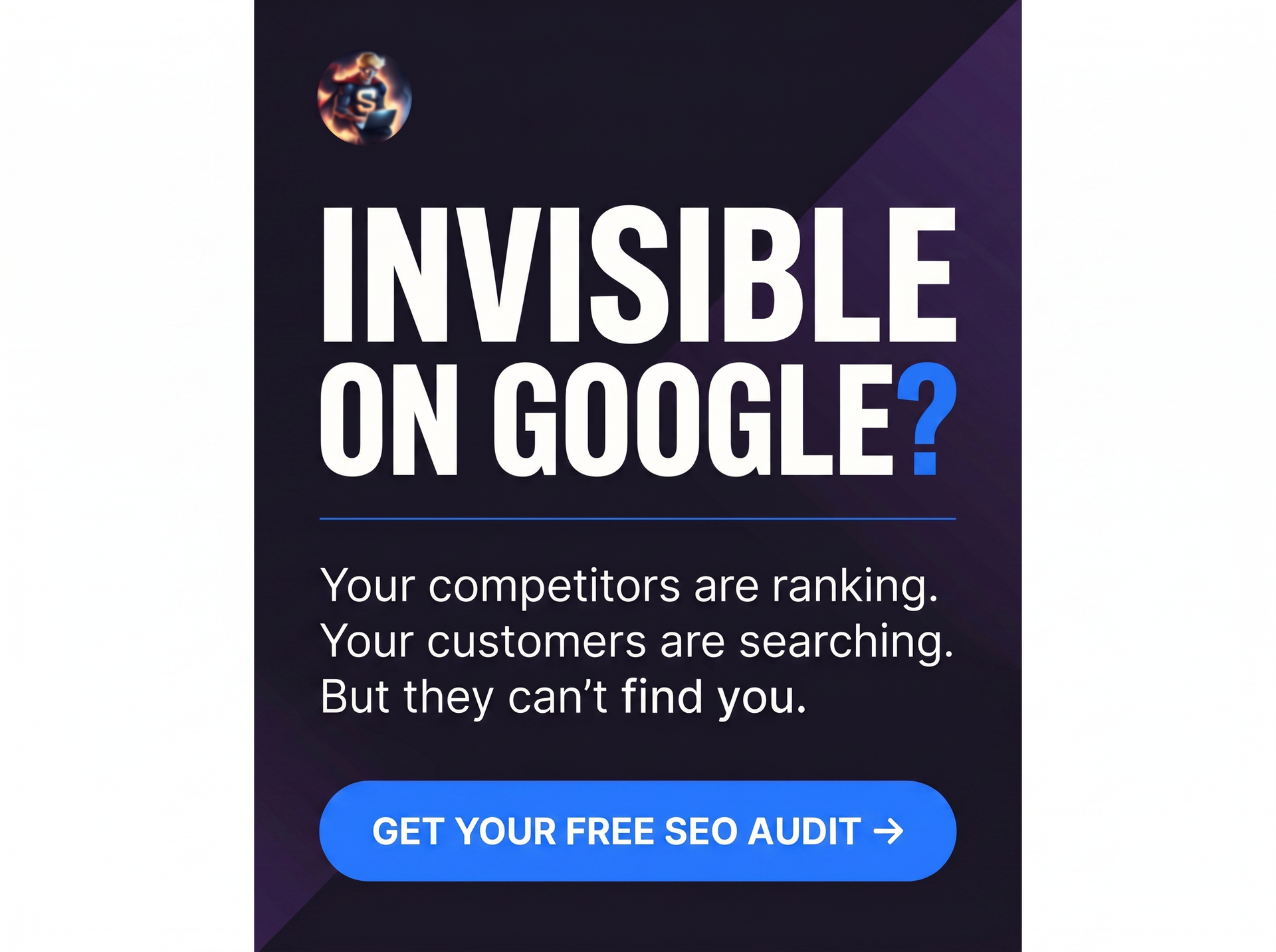 Hero SEO Facebook ad