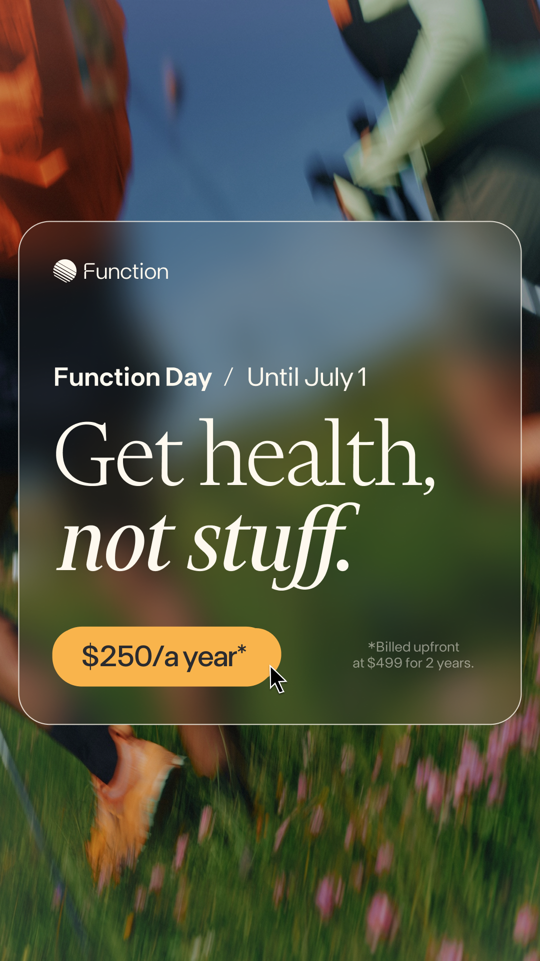 Function Health Facebook ad