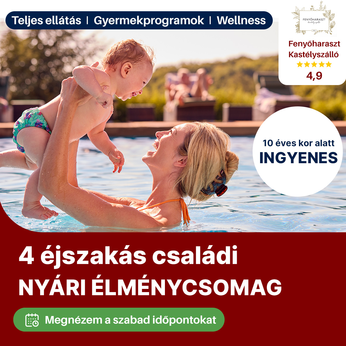 Fenyőharaszt Kastélyszálló Facebook ad