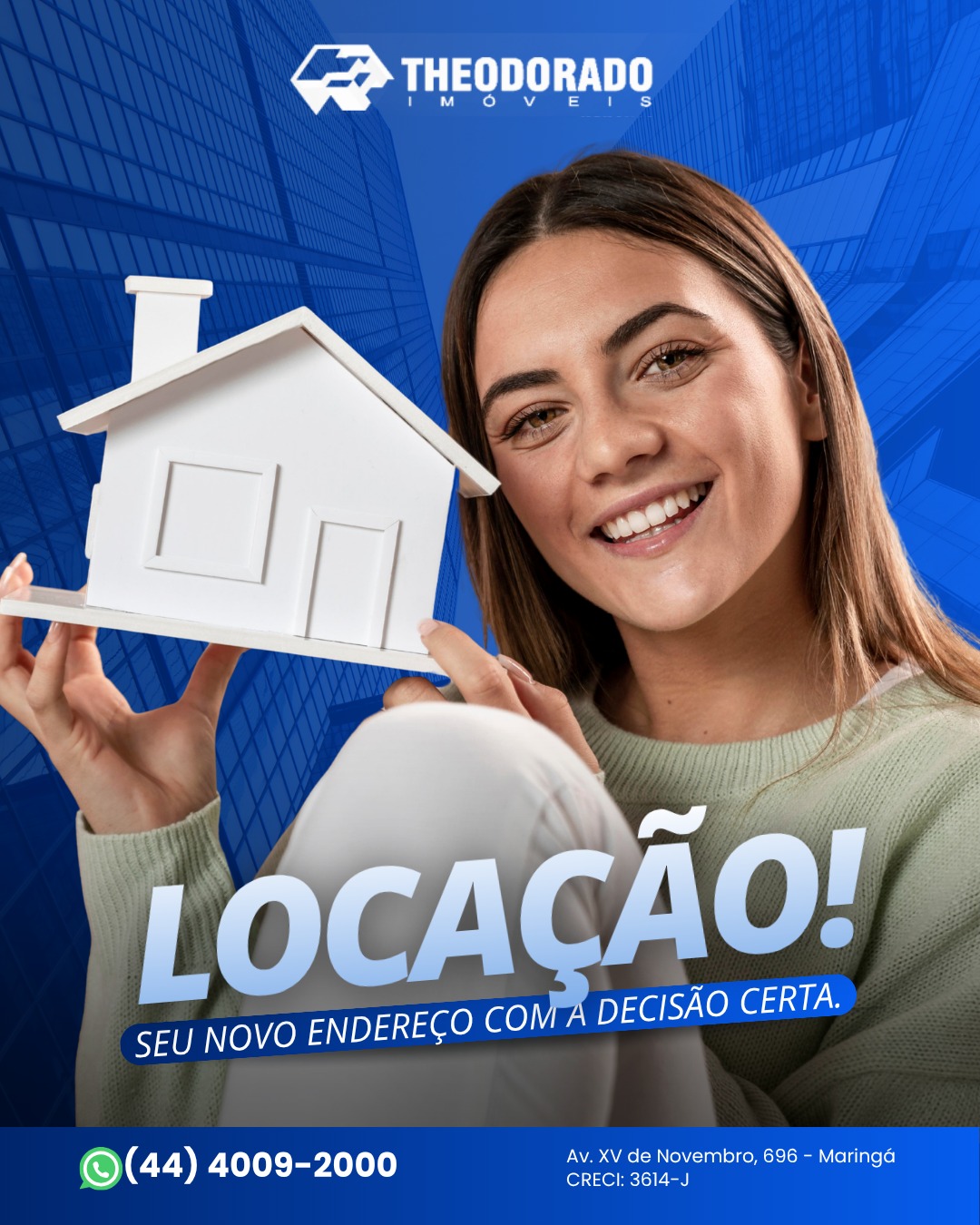 Theodorado Imóveis Facebook ad: Temos opções exclusivas te esperando.