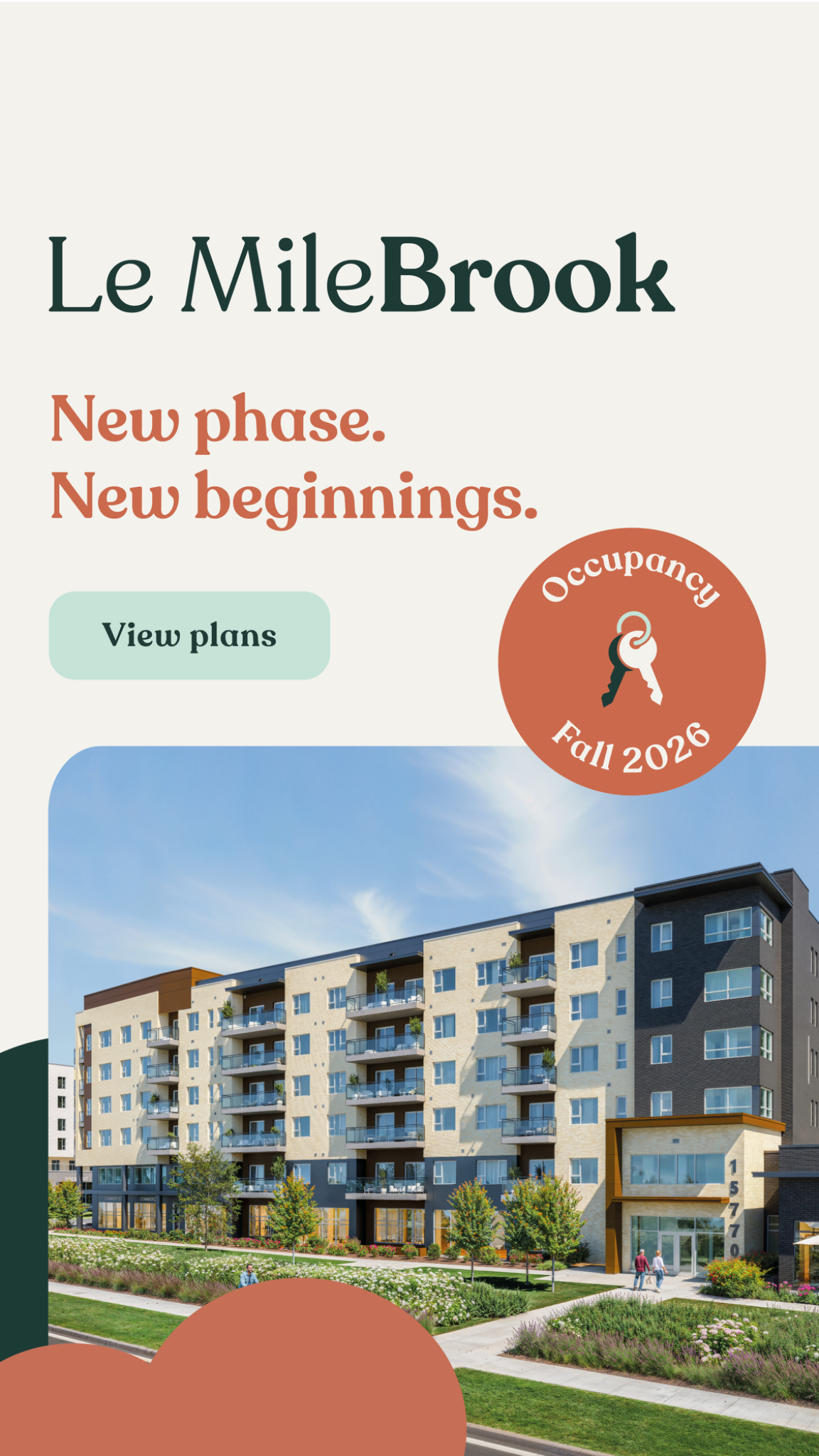 Le MileBrook Facebook ad from Jul 15, 2026