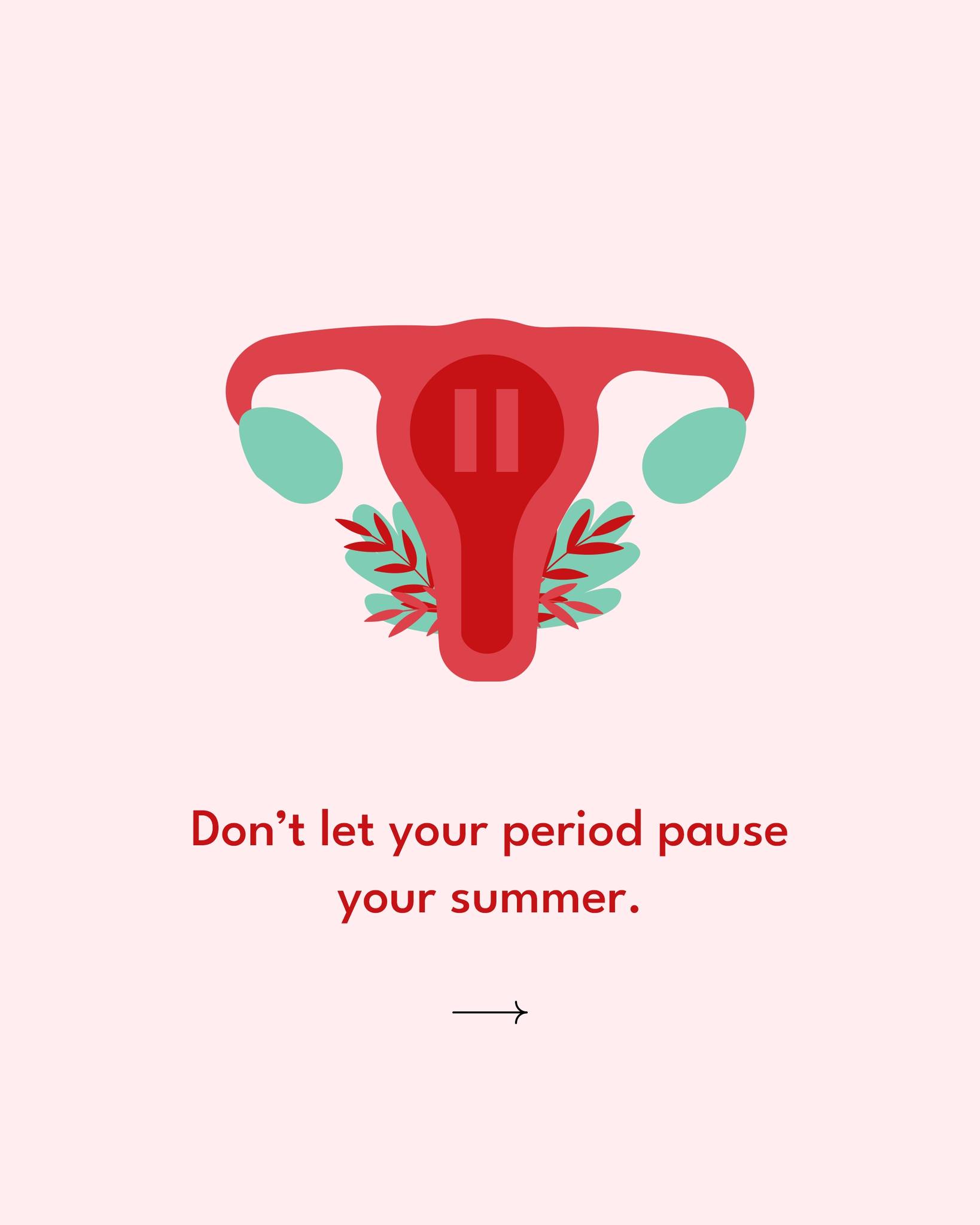 Sparkle USA Facebook ad: Summer + periods = The struggle combo for…