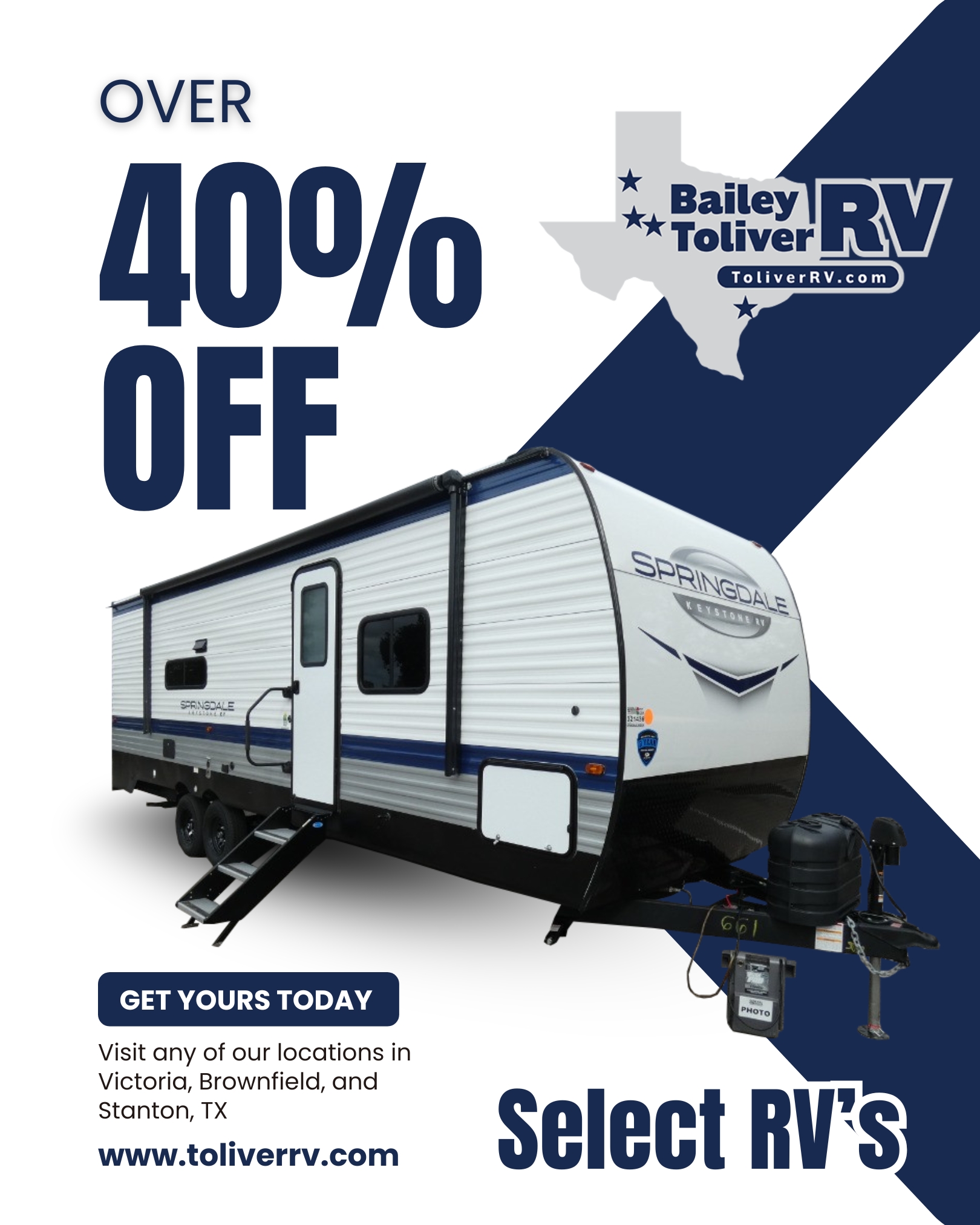Bailey Toliver RV Facebook ad from May 18, 2026