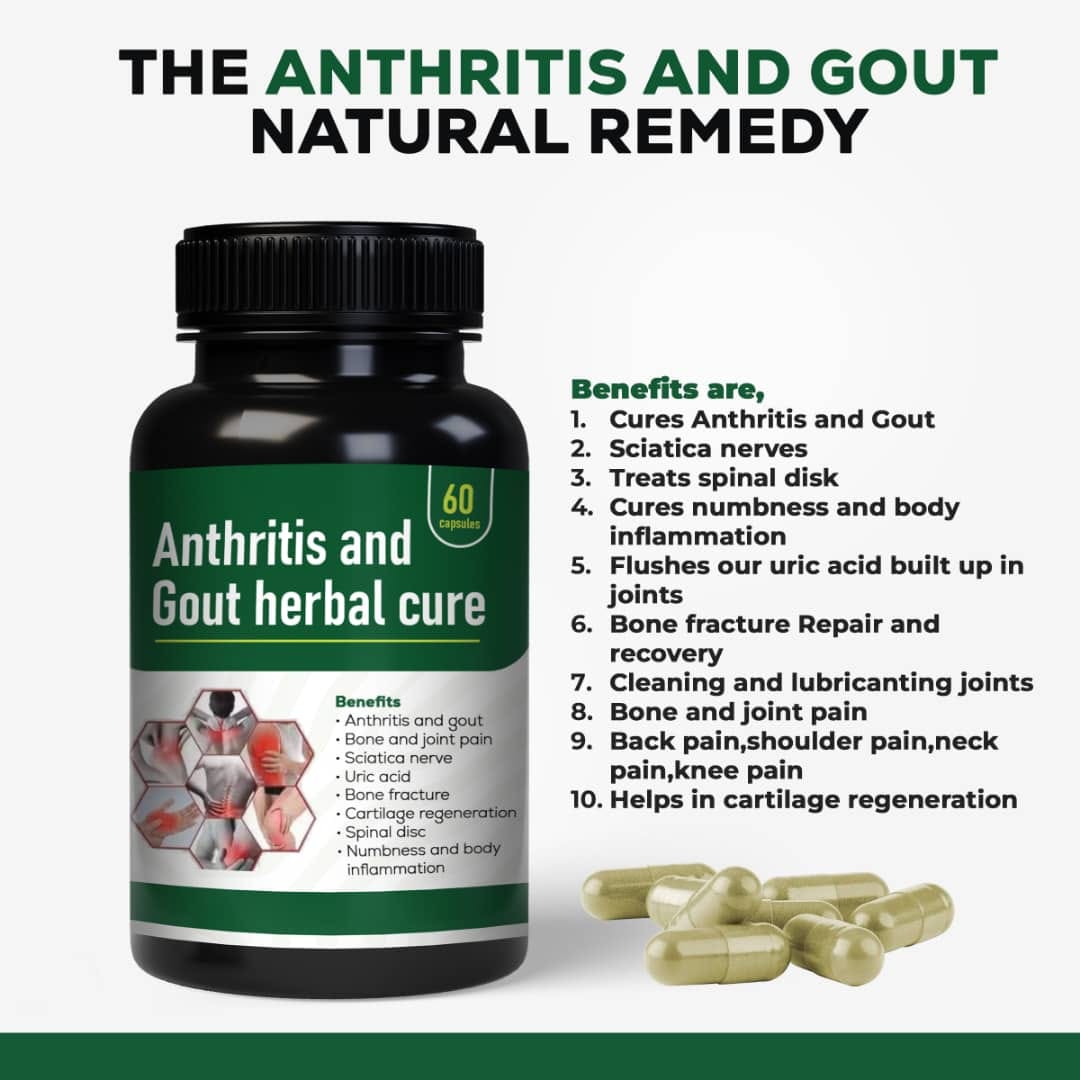 Basic Natural Herbs limited Facebook ad: THE ANTHRITIS AND GOUT REMEDY( no more suffering…