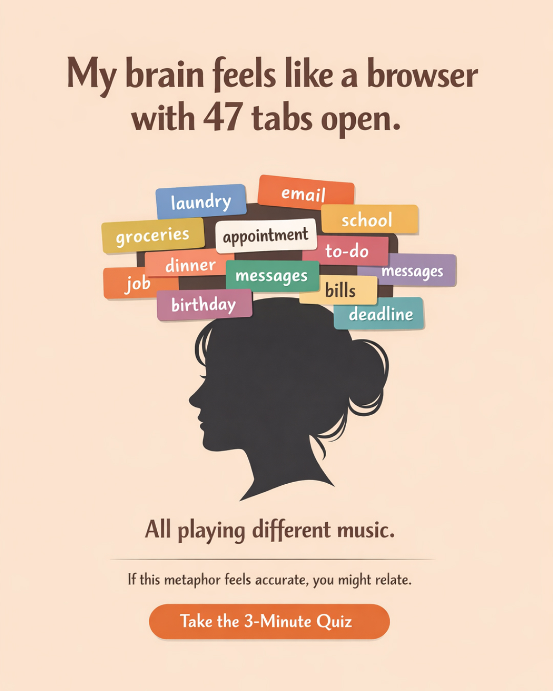 Rewire your ADHD brain Facebook ad
