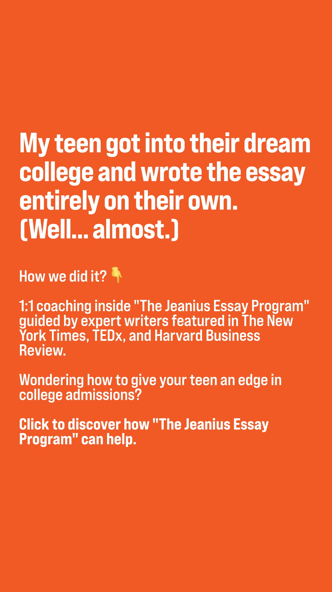 Jeanius Facebook ad from Dec 5, 2025