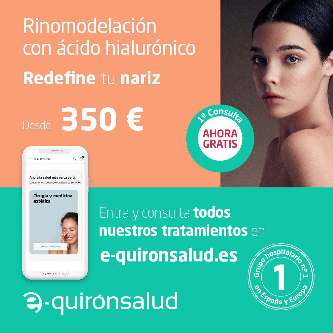 quirónsalud Facebook ad: Rinomodelación
