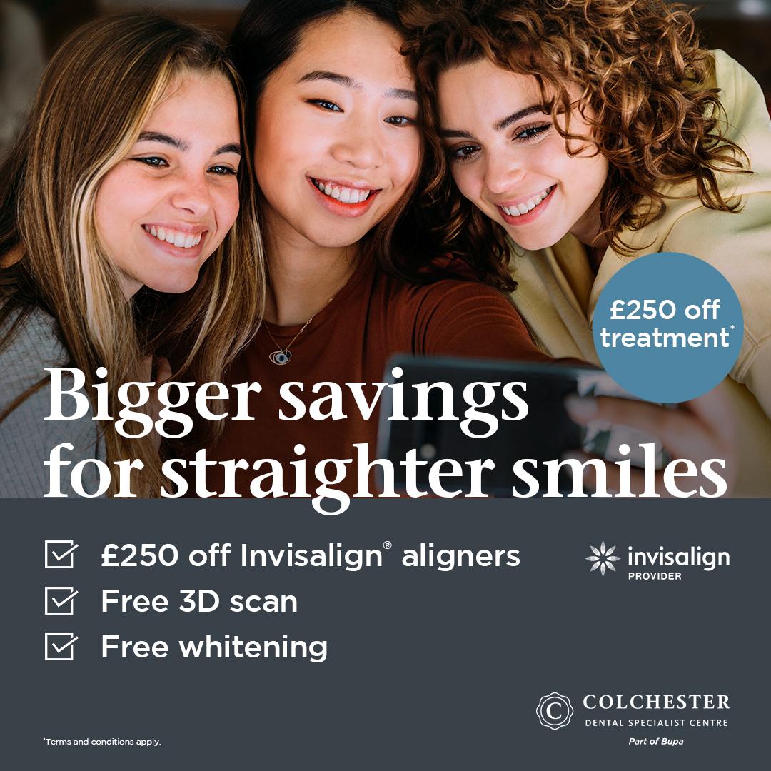 Colchester Dental Specialist Centre Facebook ad from Jan 5, 2026